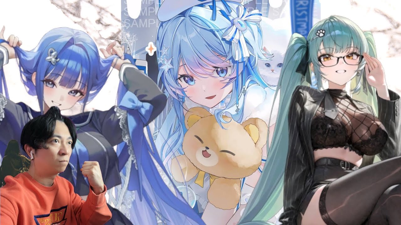 I LOVE BLUE HAIRED GIRLS ft. @kumomorin