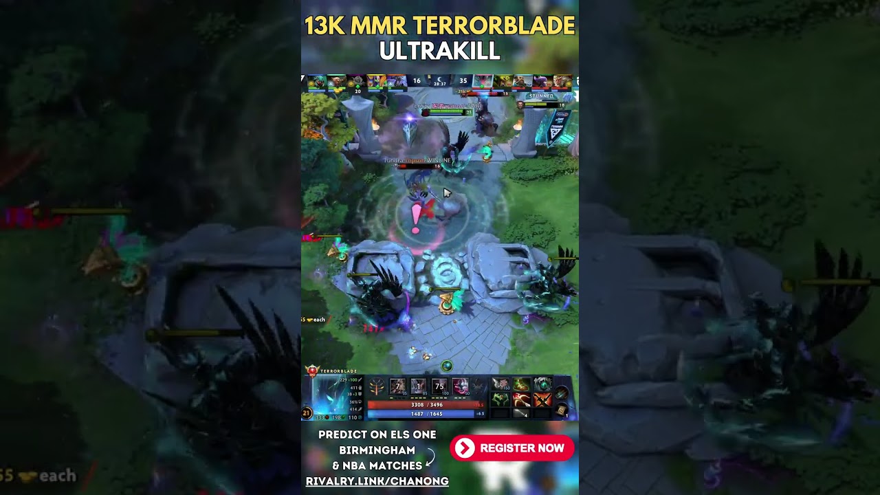 13kmmr Watson Terrorblade ULTRAKILL Against TUndra 2/2 #short #shorts DOTA2