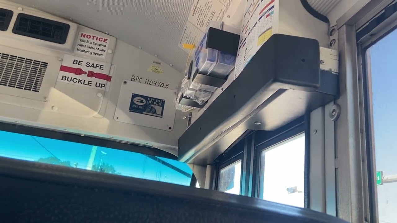 Inside tour of Miami Dade schools field trip bus route 9401 from my a field trip 2012 2013 bluebird 