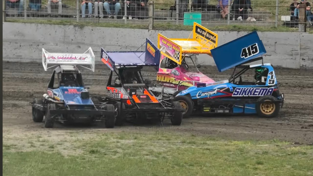 Stockcar F2 junioren - heat 1 - Speedway Blauwhuis - 6 juli 2025 - RaRaRacing