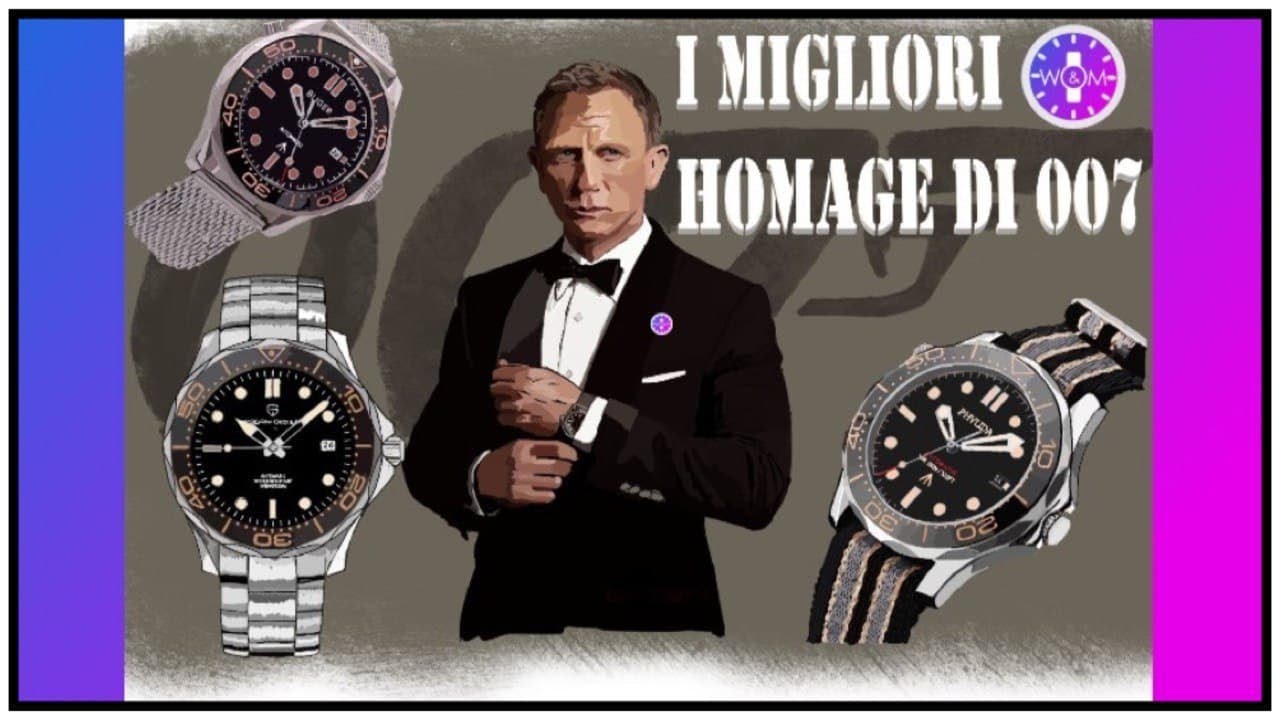 Gli OROLOGI più ICONICI di 007 (e rispettivi HOMAGE)