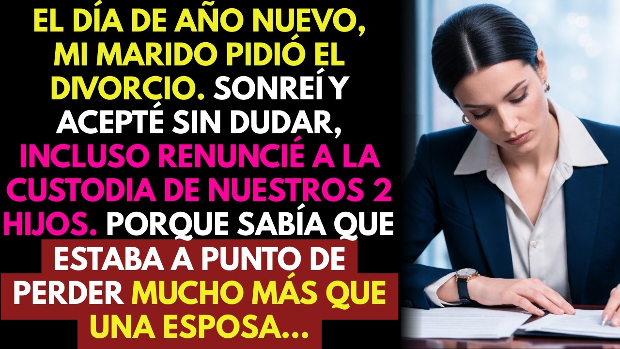 En Año Nuevo pidió el divorcio💔 Sonreí😏 Acepté todo… hasta renunciar a mis 2 hijos👋