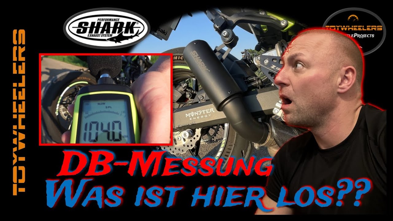 SHARK RCT - dB-Messung nach 400km & Daten, Fakten, Sound an der Z900 | exhaust sound | MLP #34