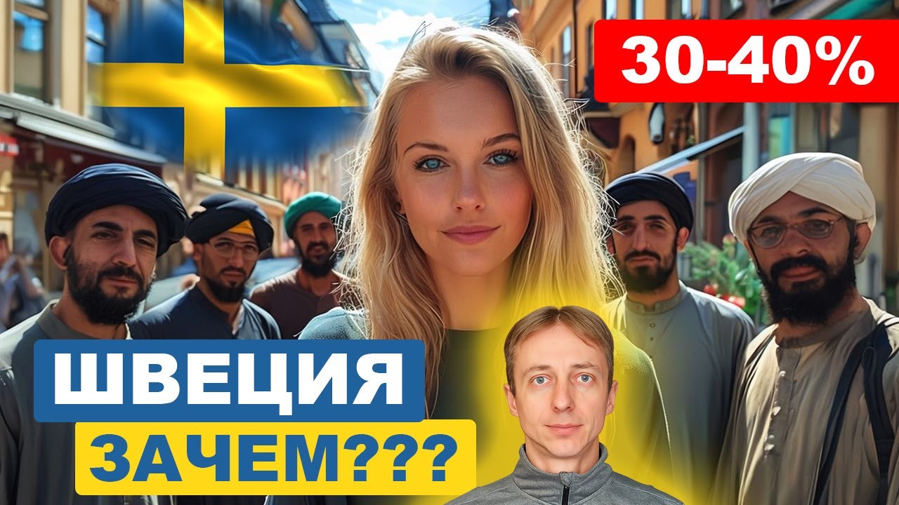 Швеция на грани КАТАСТРОФЫ? Кризис мигрантов. Как так вышло, и к чему всё идёт.