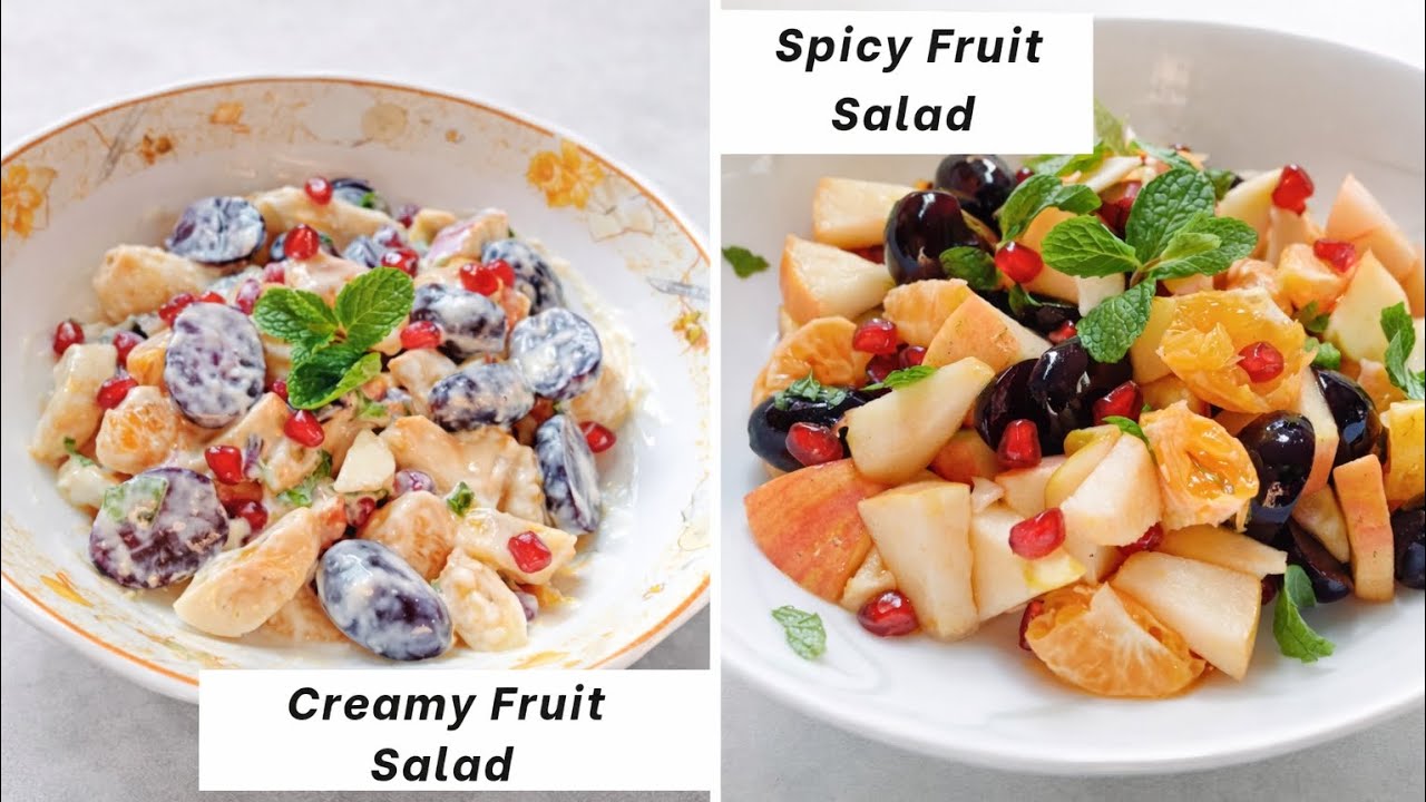 Creamy & Spicy Two Best Fruit Salad for Iftar | Best for Weightloss Fruit Chaat