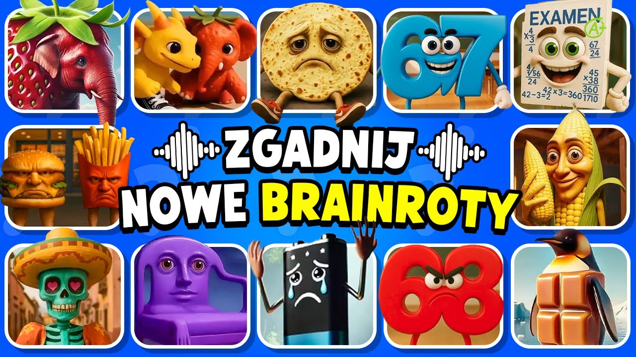 Zgadnij nowe WŁOSKIE BRAINROT ZWIERZAKI MEMY 😱🎶 Potatung & Hamburgung, Corn Sahur, Yes My Exams