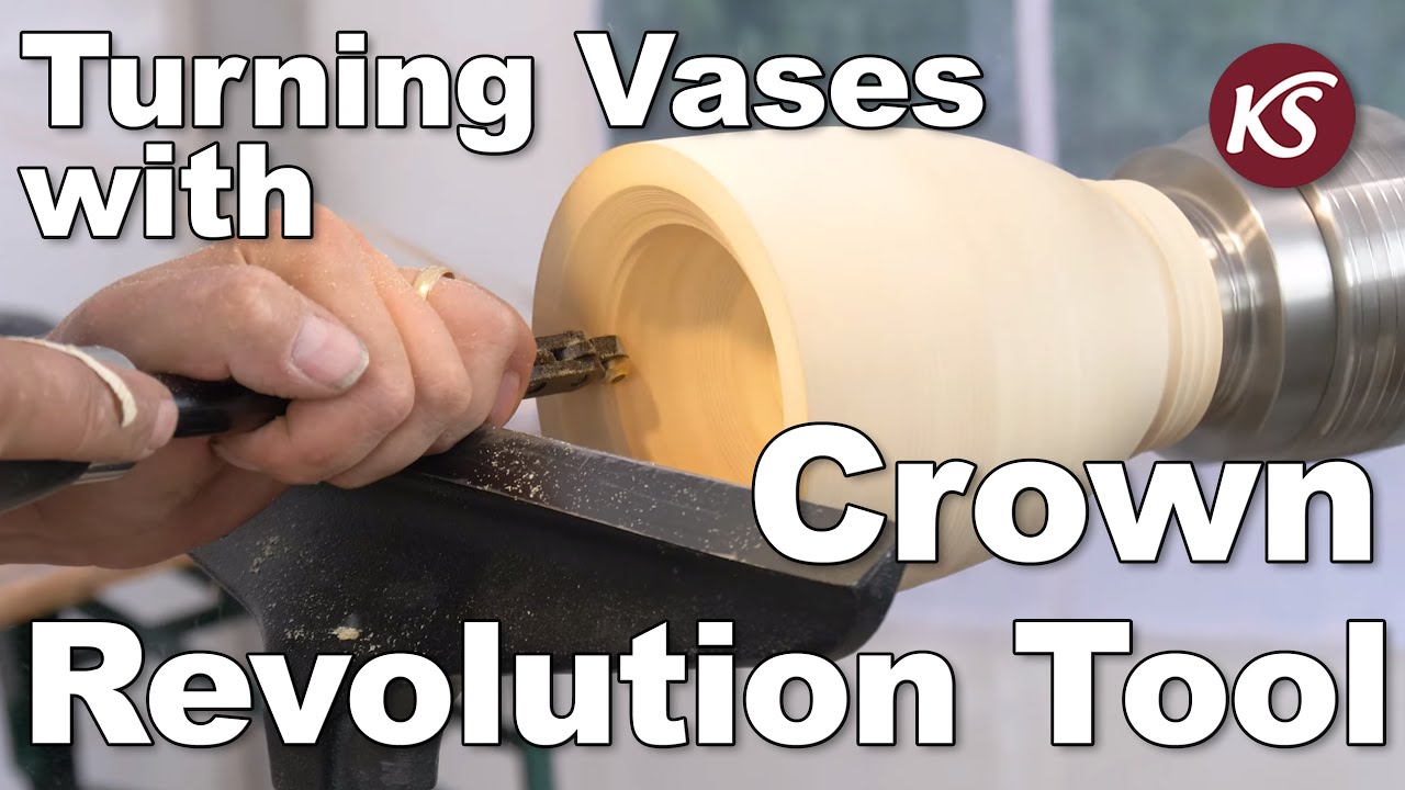 Woodturning with Crown Revolution Tools | Mark Sangers hollowing techniques | Stratos FU-230