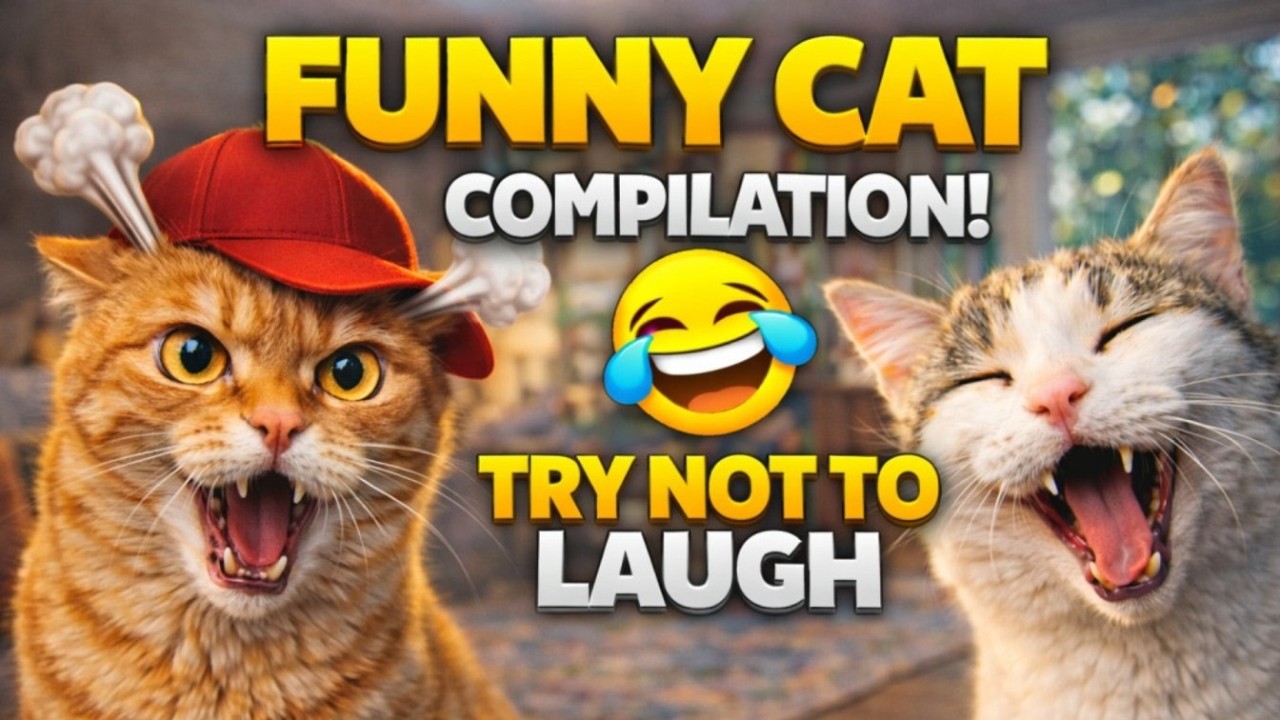 Ultimate Funny Cat Compilation | Try Not To Laugh 😂