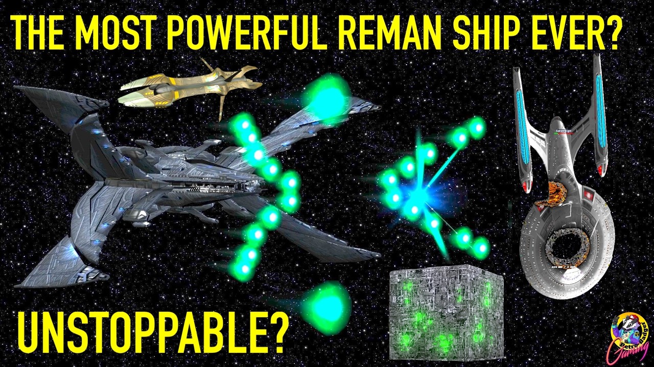 SHOWCASE Battlegroup OMEGA VS Reman Super Warbird - Star Trek Starship Battles