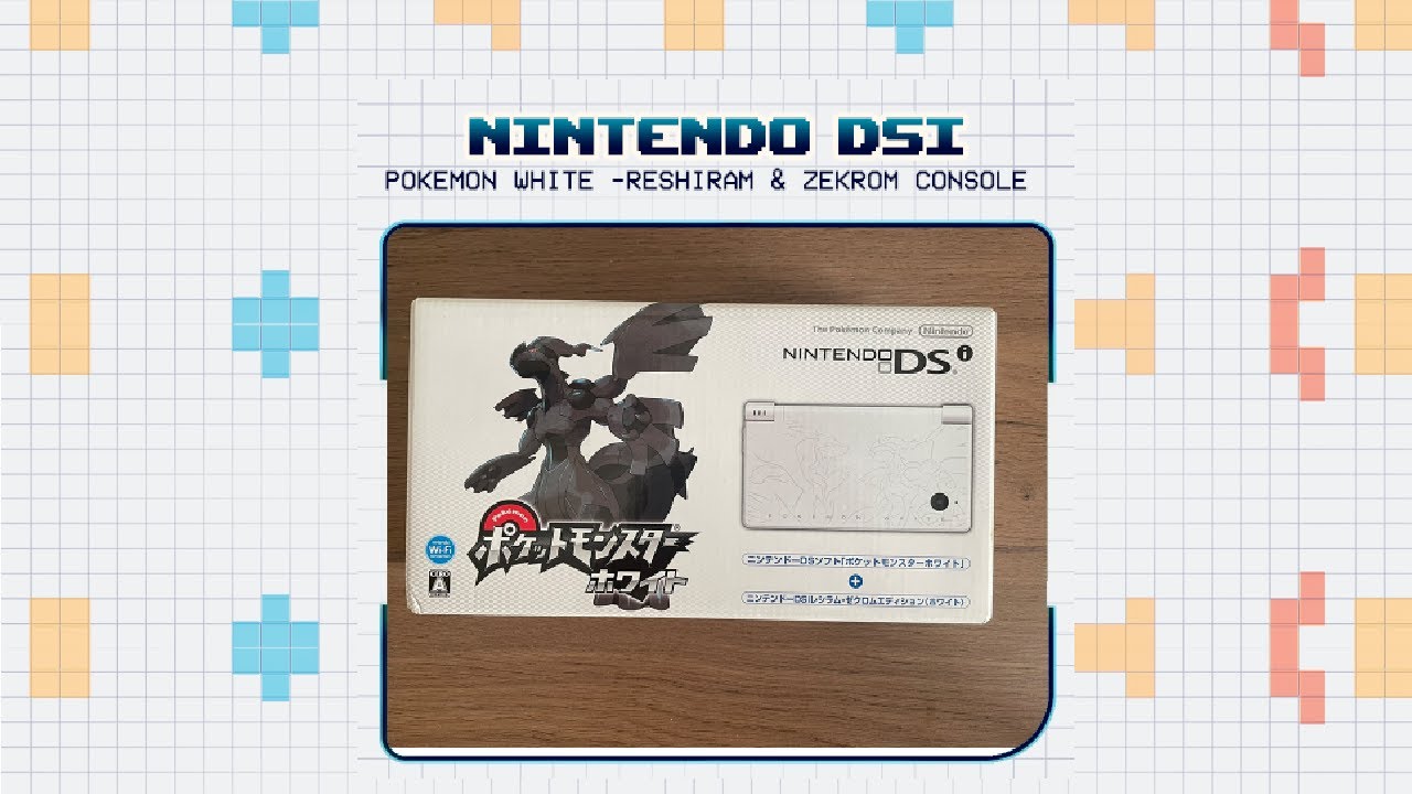 Nintendo DSi Pokémon White Reshiram & Zekrom (Serial Batendo)