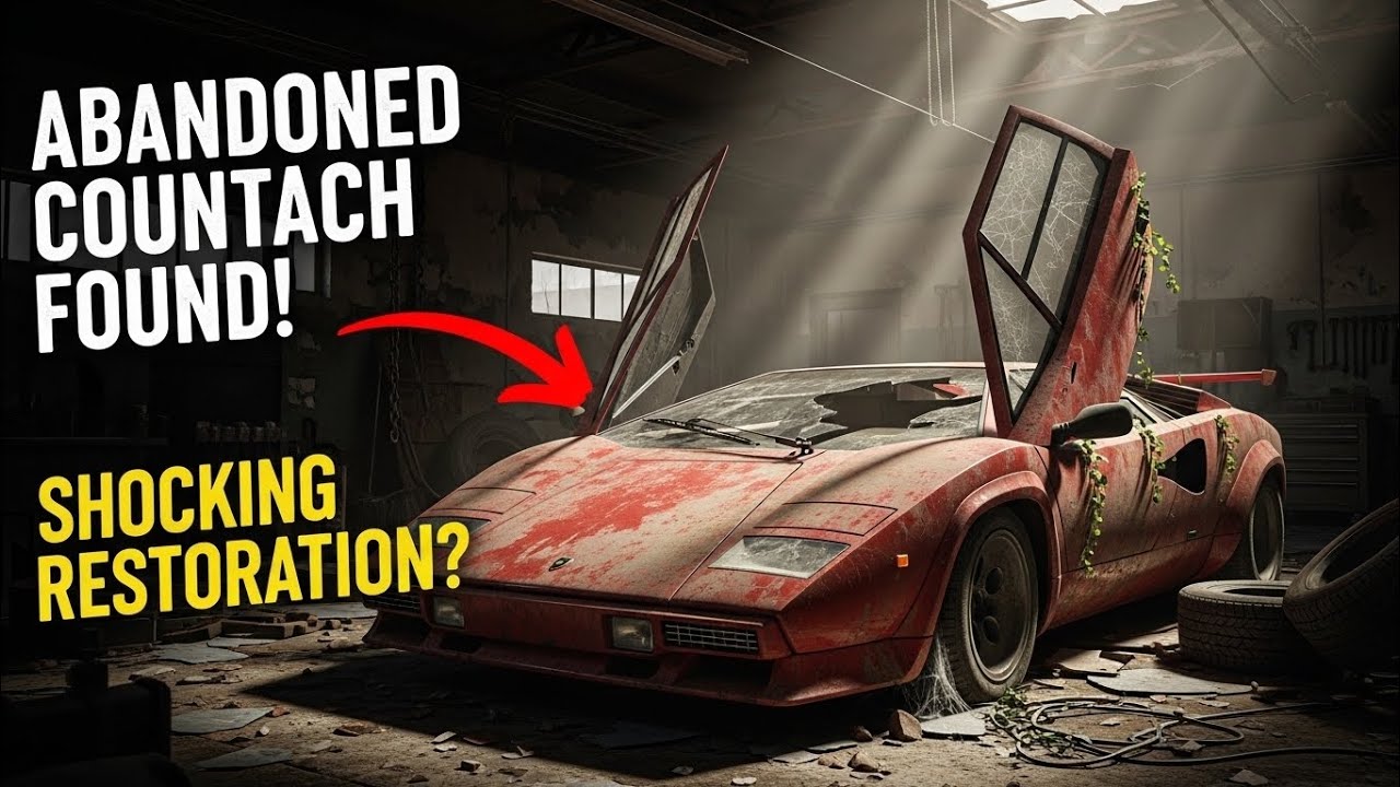 ASMR Car Restoration Lamborghini Countach LP5000 1988 | Full Rebuild From Abandoned to Brand New