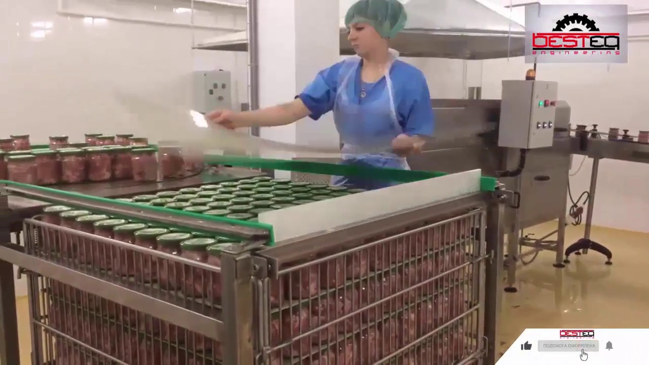 Линия производства консервов из куриного мяса для ОАО Агрофирма «Октябрьская»
