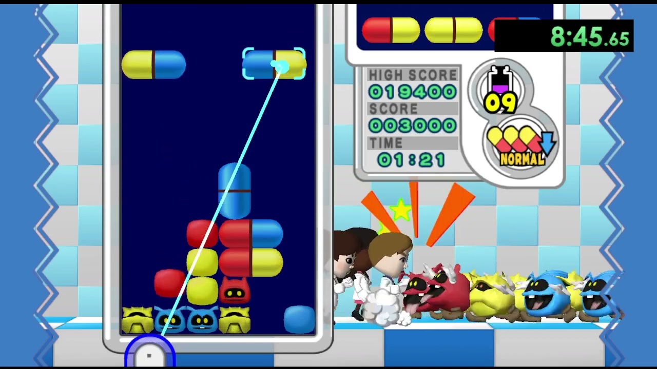 Dr. Mario Online Rx Virsus Buster Speedrun 0-20 ( 39:47.45 )