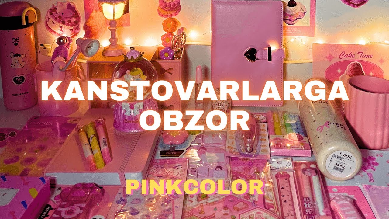 Pushti Kanstovarlarga Obzor 🎀🪄 | PINK COLOR