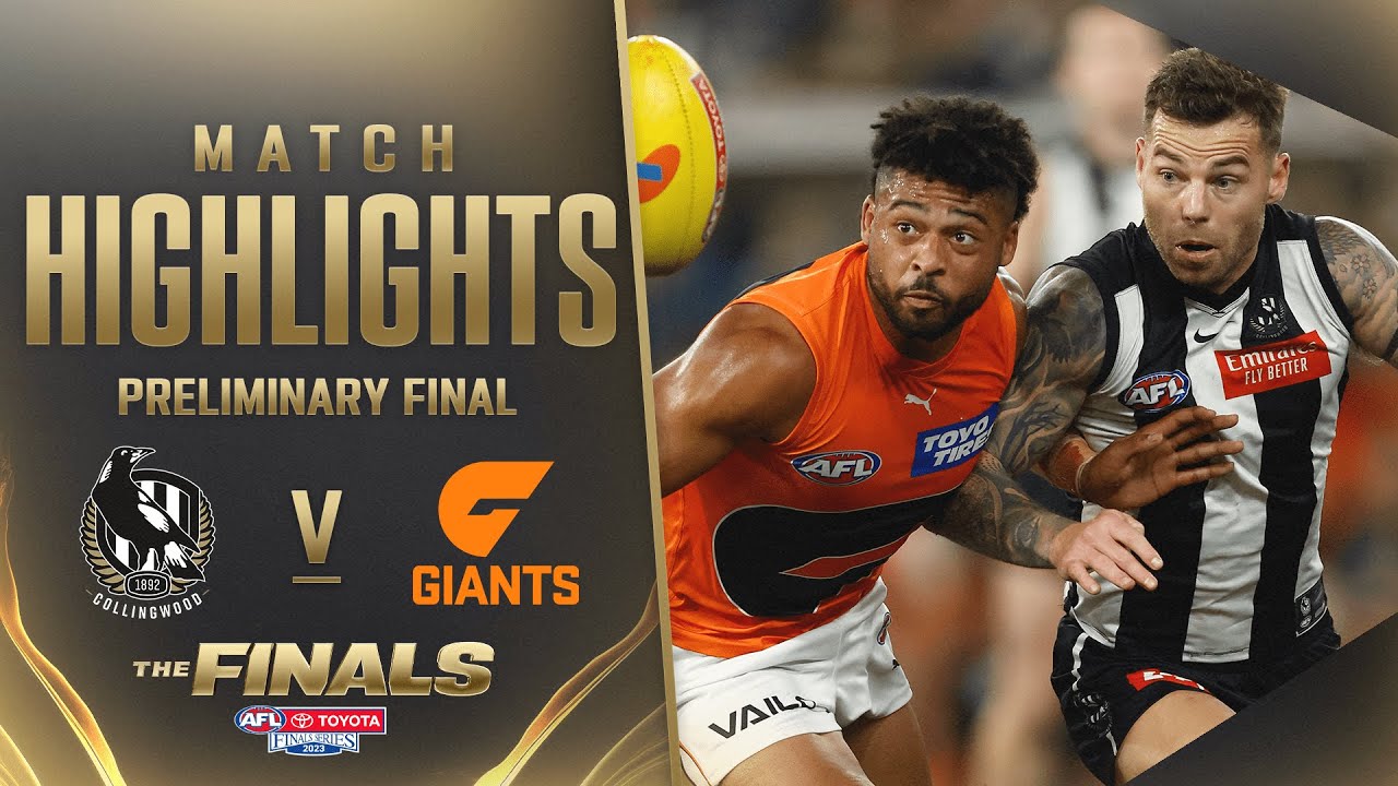 Collingwood v GWS Giants Highlights | Preliminary Final, 2023 | AFL