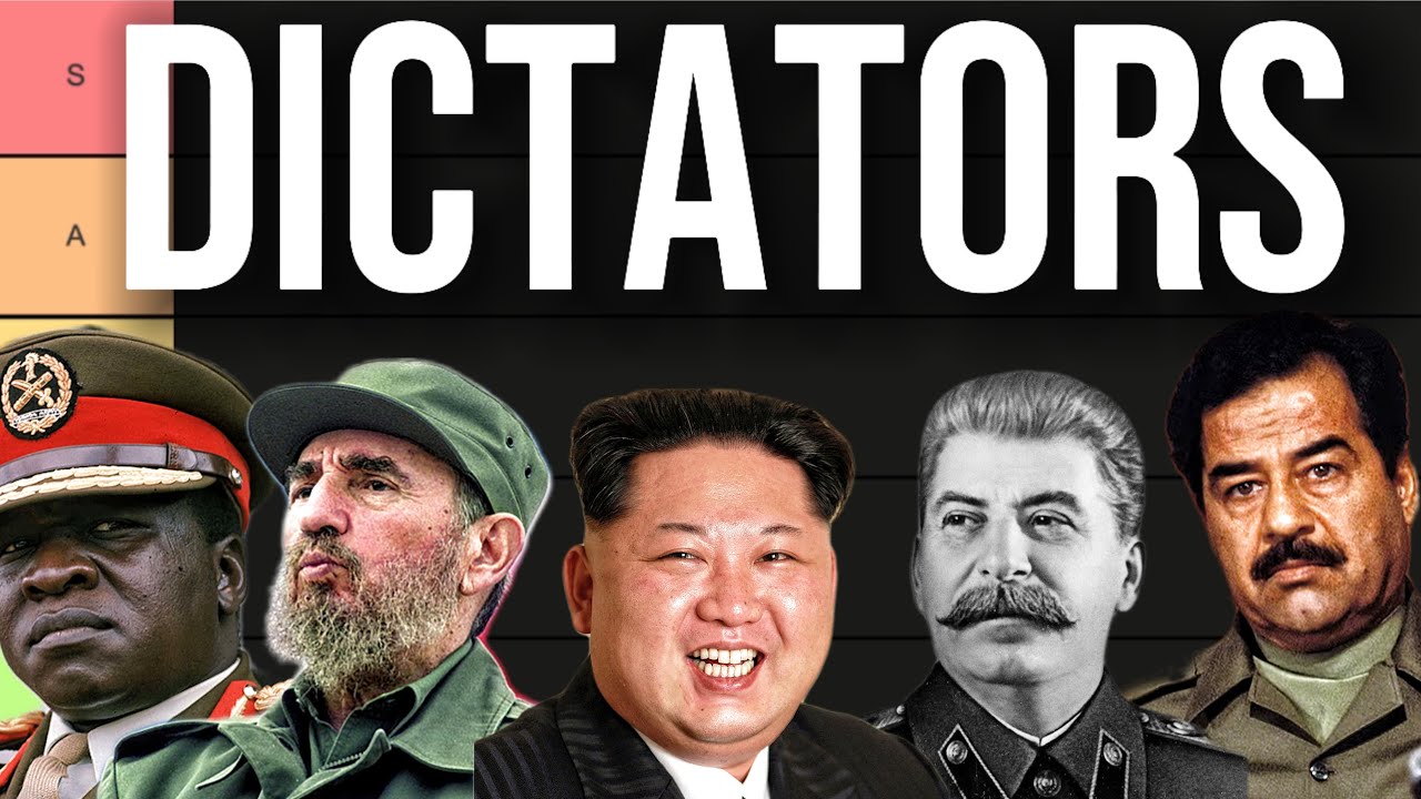 The WORST Dictators in History! (Tier List)