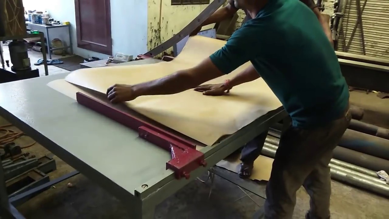 Manual Paper reel to sheet cutter machine, manual Paper Cutter machine, cardboard cutter in india