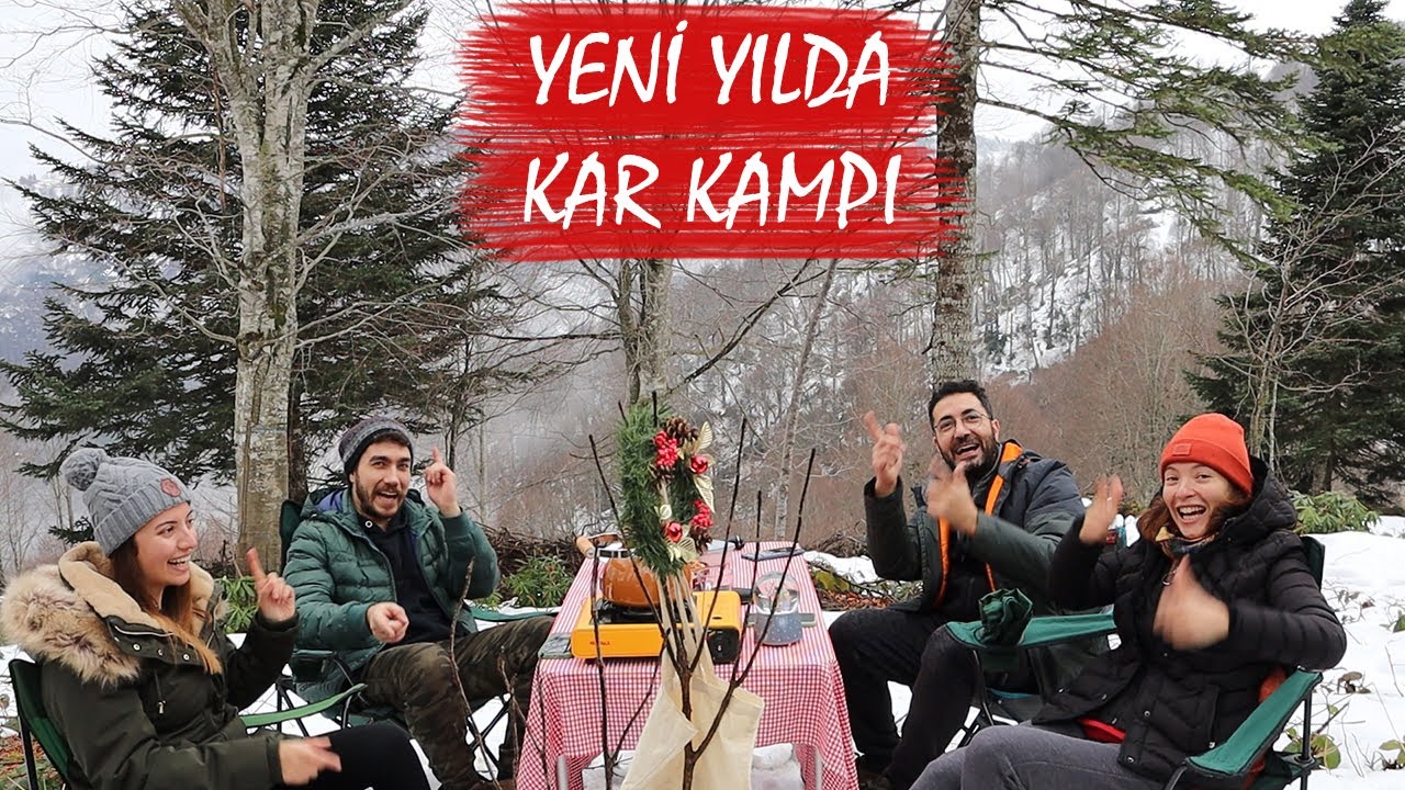 YENİ YILDA TAKİPÇİLERİMİZLE KAR KAMPI - BAŞIMIZA GELMEYEN KALMADI