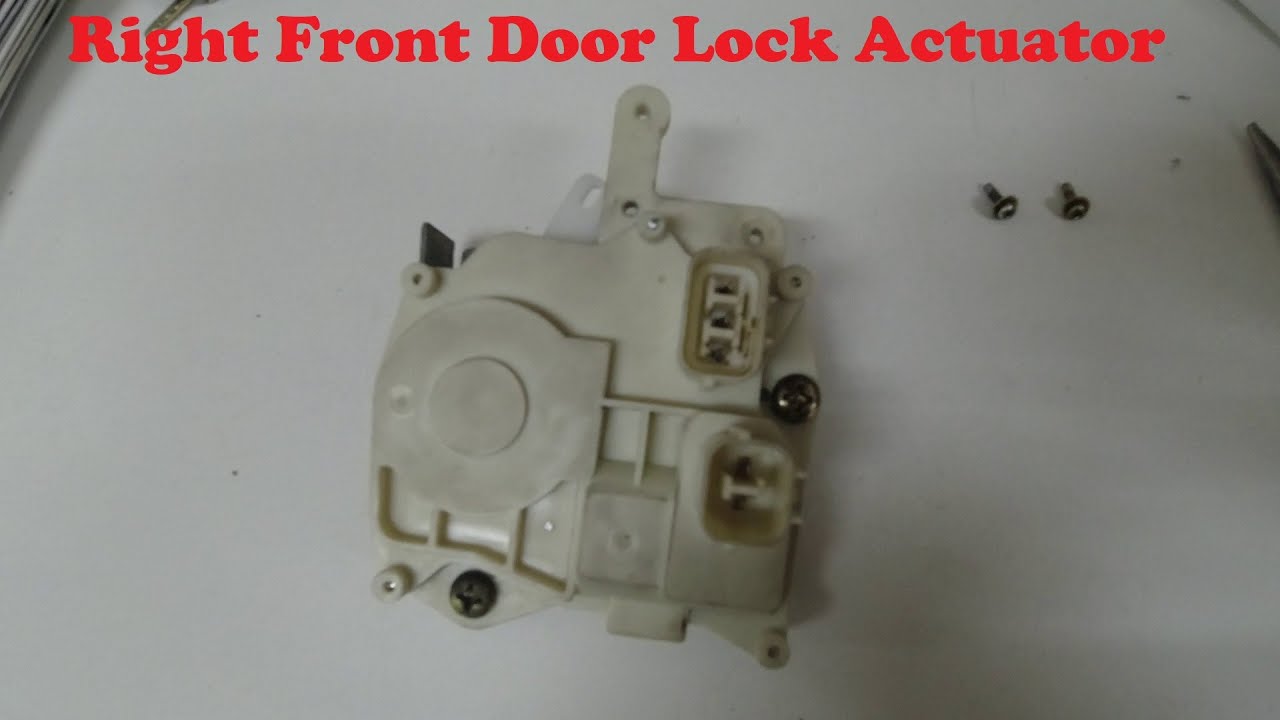 2000 Acura 3.2 TL – Right Front Door Lock Actuator – Remove and Replace