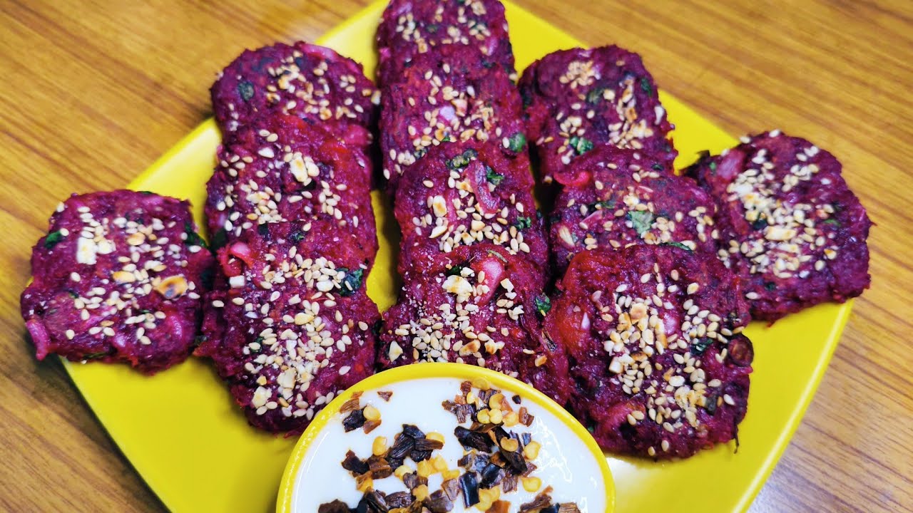 Beetroot Tikki|Beetroot Recipes|Evening Snack|Beetroot snack|How to make Beetroot Tikki|HealthySnack