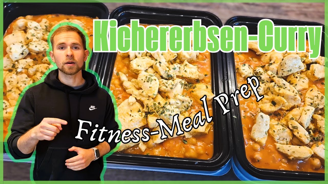 Leckeres Kichererbsen-Curry f&uuml;r Kochfaule || Meal Prep Sonntag Teil 19 || Rezept f&uuml;r 3 Tage