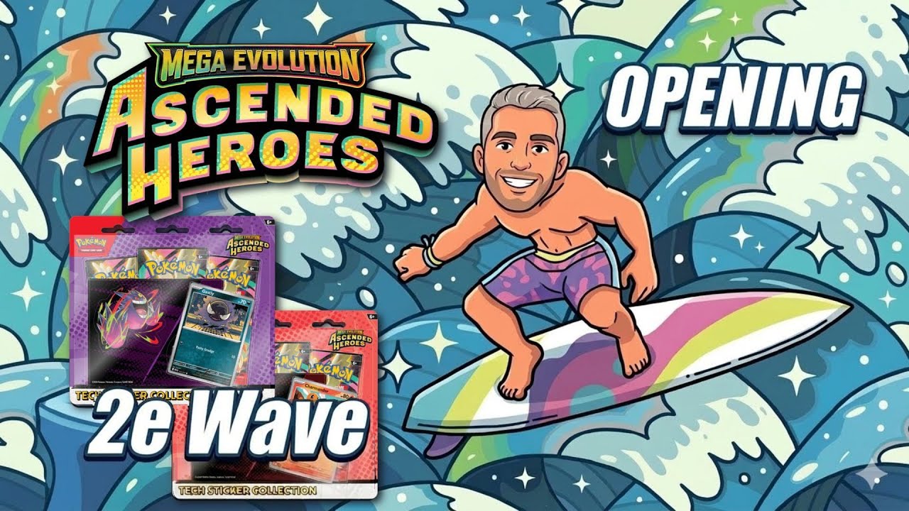 Opening des Tech Stickers Ascended Heroes (2e Wave)… TELLEMENT DE HITS!!