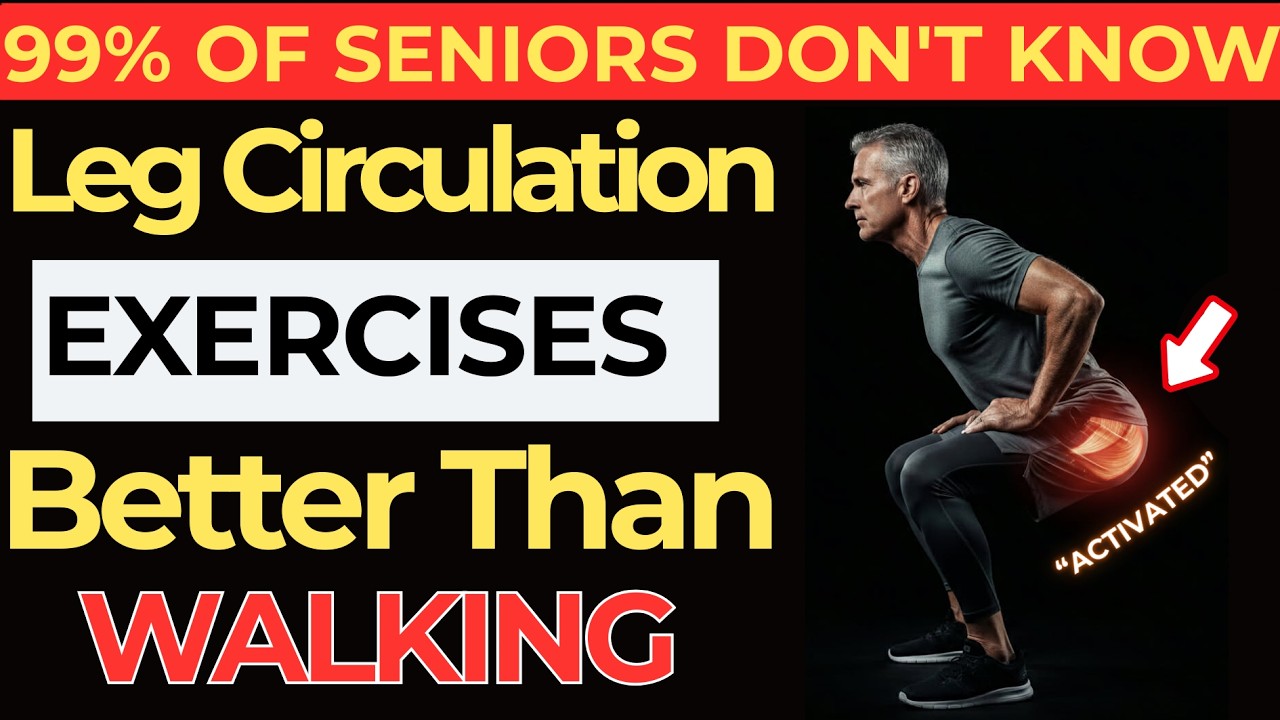 Over 60? 5 Exercises Better Than Walking to Boost Leg Circulation | Elderly Heath