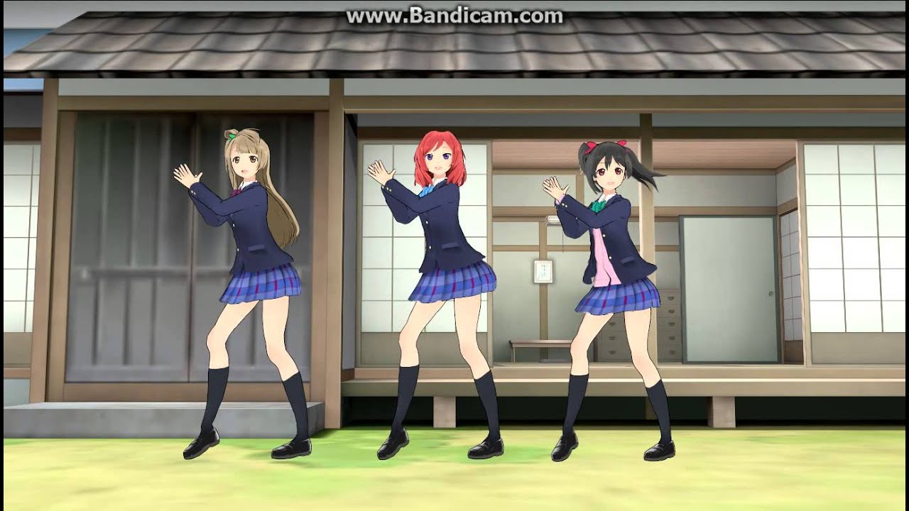 Lovelive MMD - PonPon Kotori Maki Nico