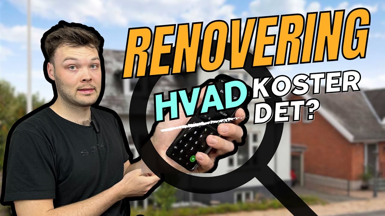Hvad koster det at renovere hus? Med eksempel