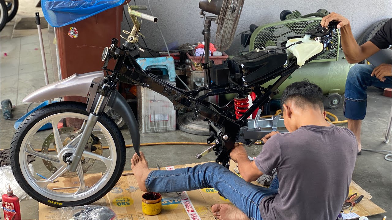 Full Restoration 125ZR ‼️ / Part 4 / Pemasangan Body