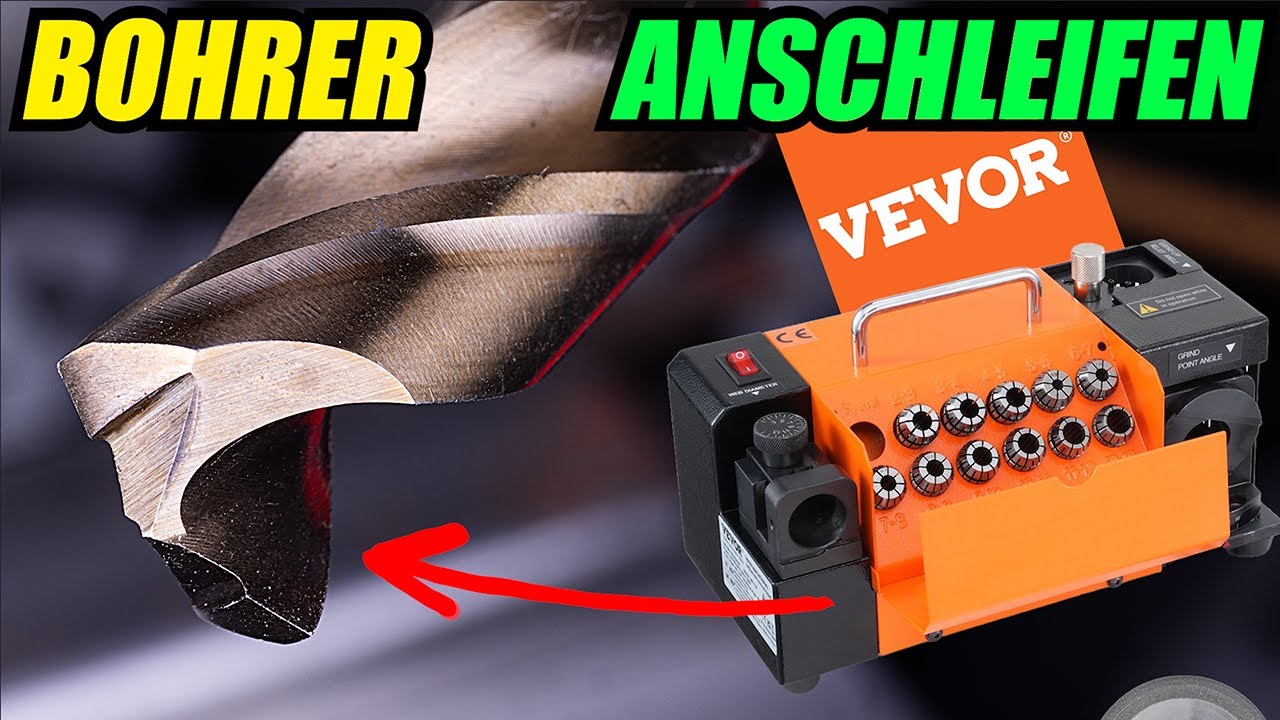 Überraschend GUT - VEVOR Bohrerschleifgerät im Test! Lohnt Sich Der Kauf?
