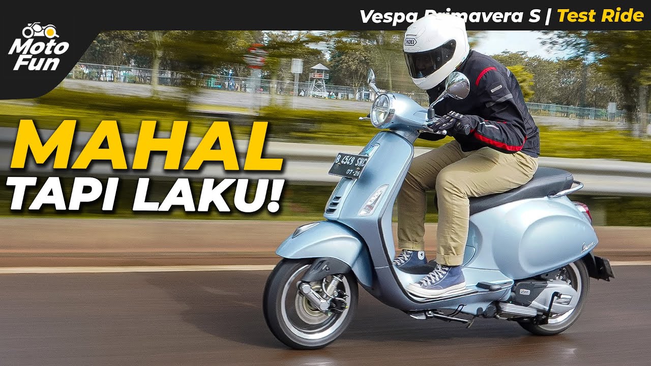 Vespa Primavera S 150 Sekarang Rp 50 Jutaan! Apa Menariknya? | Test Ride - MotoFun Indonesia