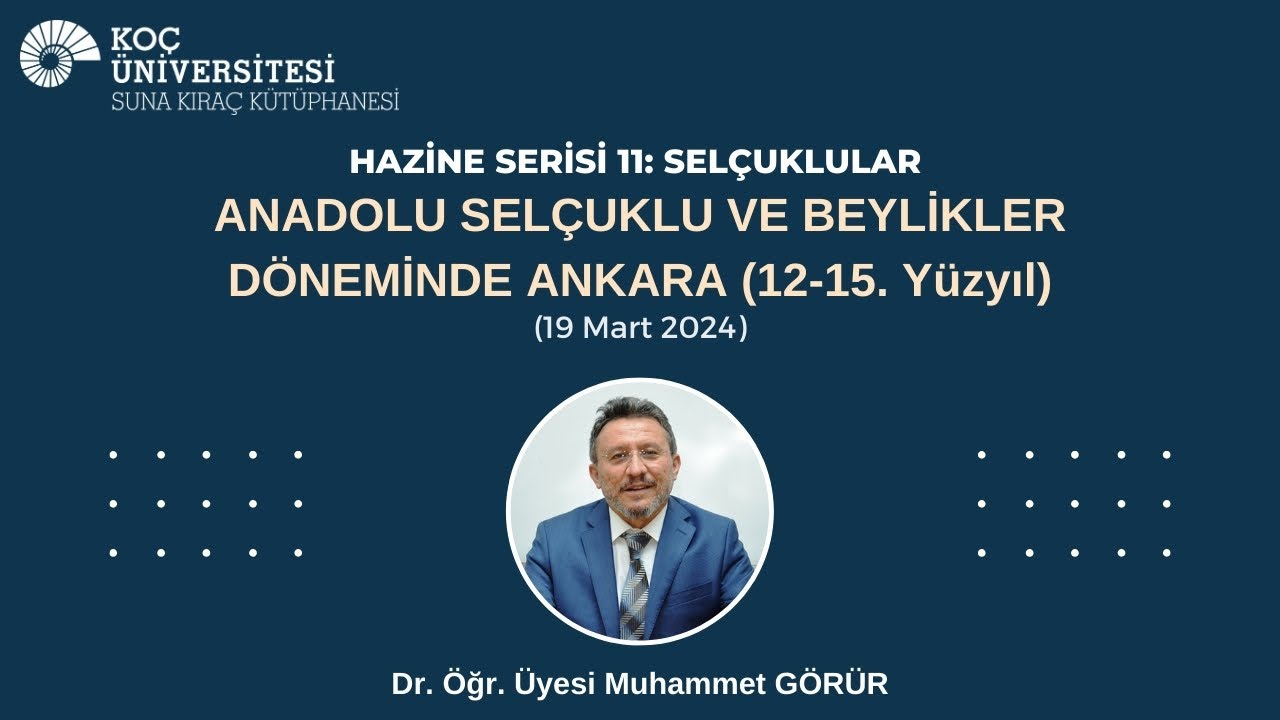 Anadolu Sel&ccedil;uklu ve Beylikler D&ouml;neminde Ankara (12-15. Y&uuml;zyıl)