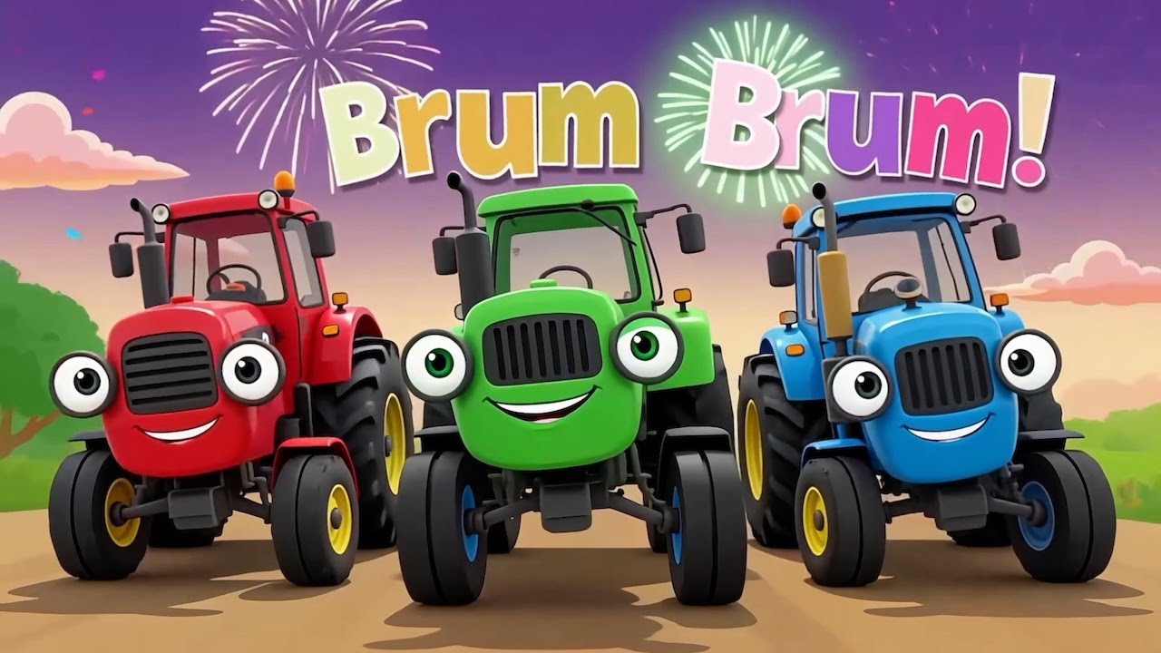 🚜 Traktor kamarád - Brum Brum! Veselá písnička o traktorech pro děti 🎵 | Zpívej a hraj si!