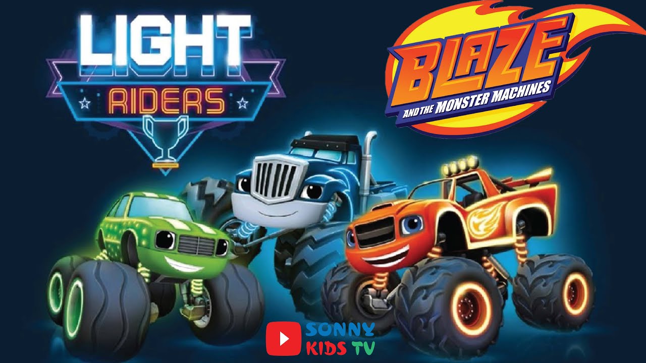 Blaze and the Monster Machines Games #40: Light Riders Gameplay - Level (6.7.8.9.10)