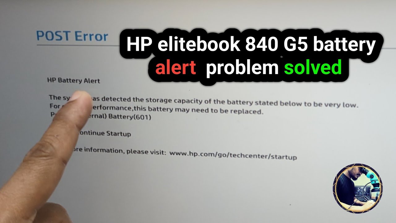 Проблема с уведомлением о состоянии аккумулятора на HP EliteBook 840 G5 | Как решить проблему с у...