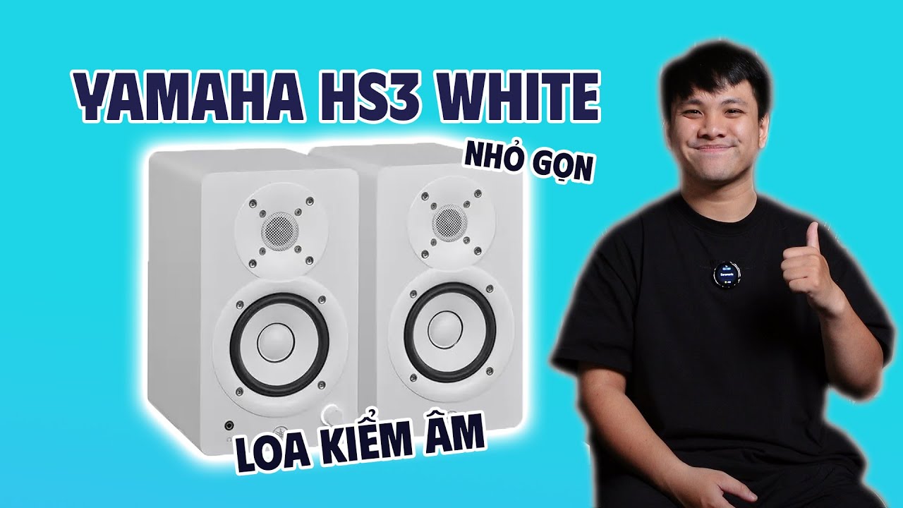 Loa KIỂM ÂM, để bàn máy tính, nhỏ gọn | Yamaha HS3