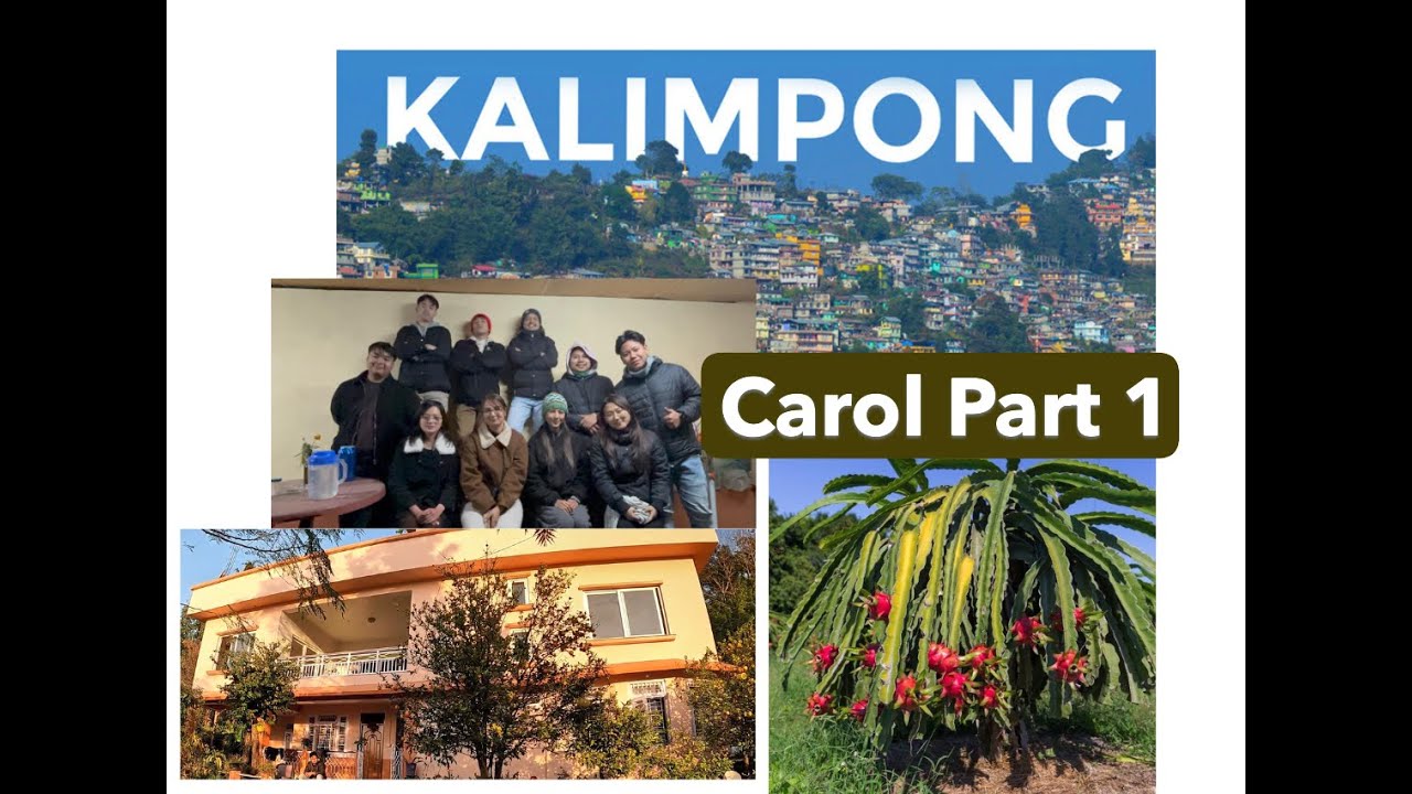 KalimpongCarol ,Jasmine ka dragon fruit farm, Nunglen bhai ka beautiful house and raat taak caroling