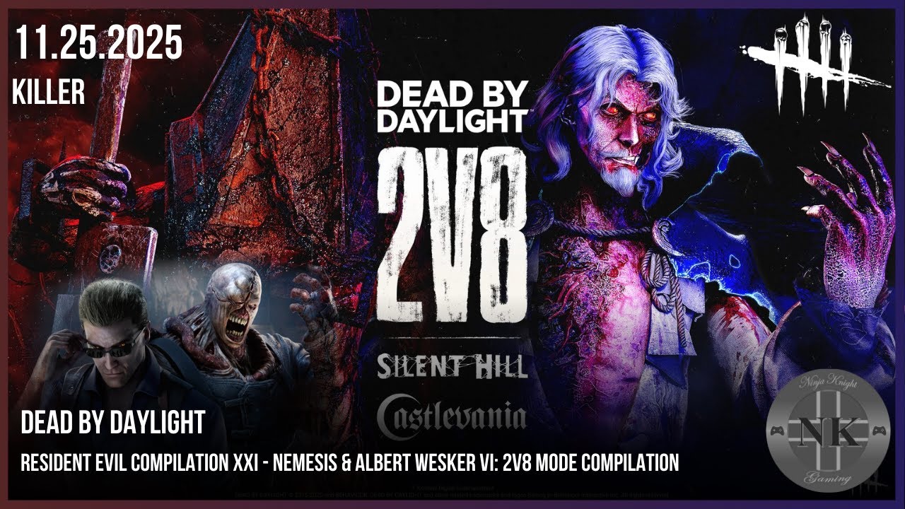 Dead by Daylight - Resident Evil Compilation XXI: 2v8 Mode Compilation (Silent Hill X Castlevania)