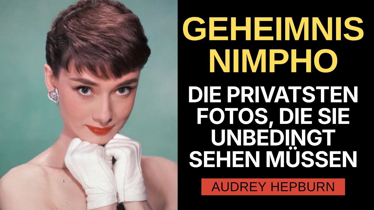 Audrey Hepburns privateste Fotos, die du sehen musst & die unentdeckte Geschichte 🌟📸