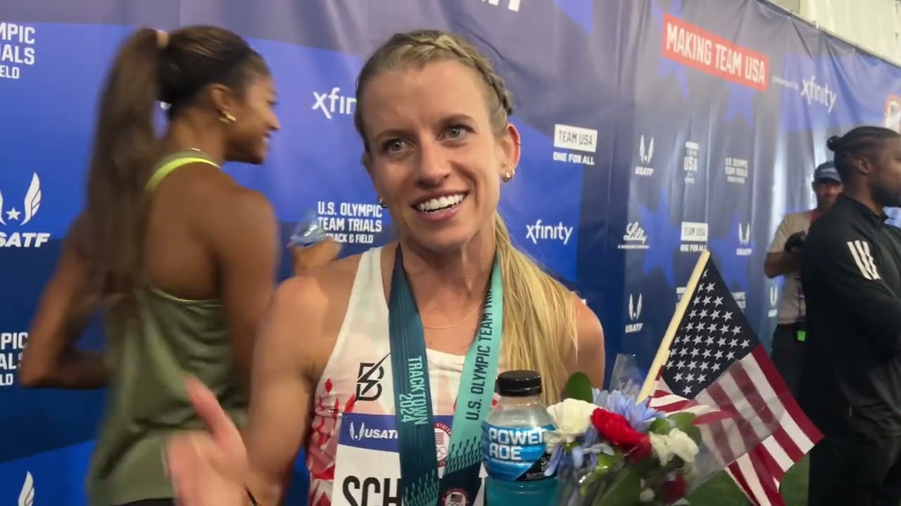 Karissa Schweizer EMOTIONAL After Third Place Finish In 10,000m Final, Talks About Injury Comeback