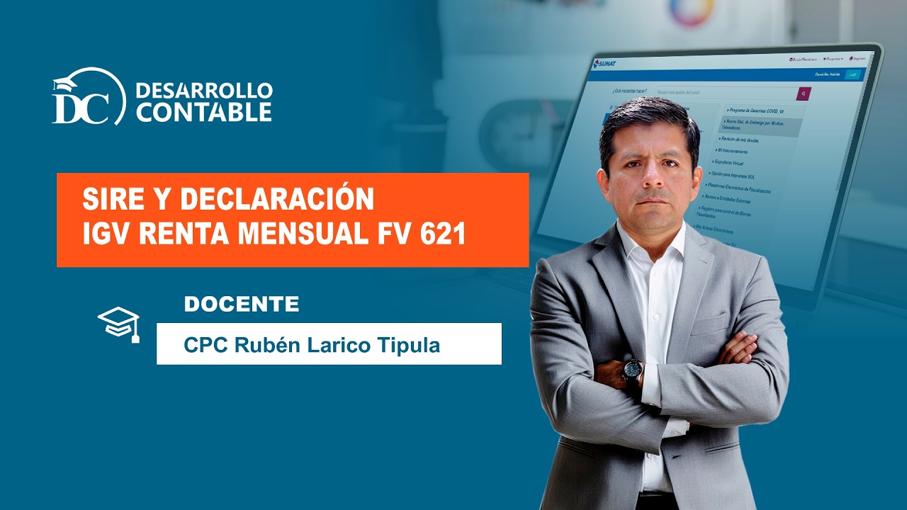 SIRE y Declaración IGV Renta Mensual FV 621