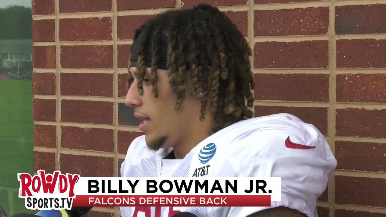 Falcons rookie DB Billy Bowman says veteran corner Dee Alford has taken him under his wing