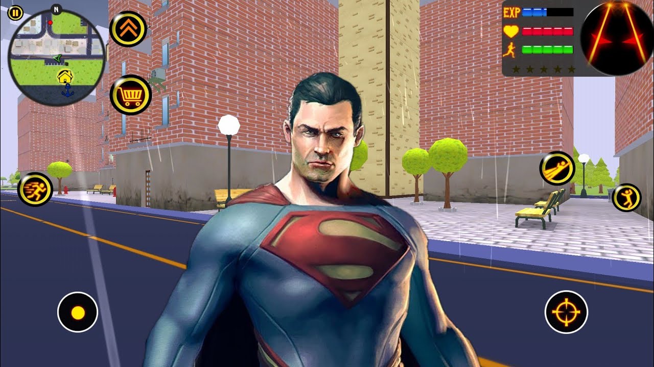 Stickman Superhero - Superhero City - Android Gameplay HD