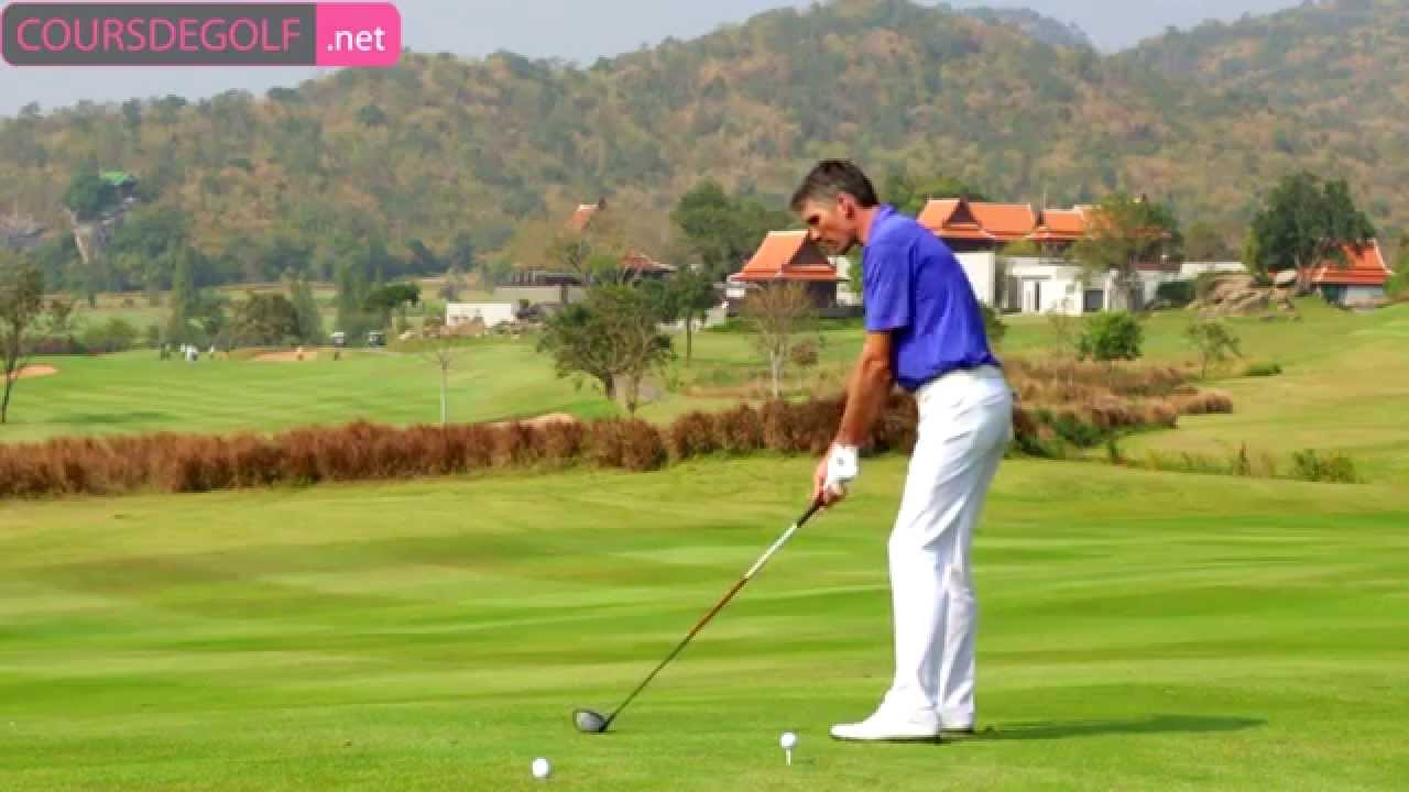 Décomposition du swing avec le driver. Cours de golf gratuit proposé par Renaud Poupard