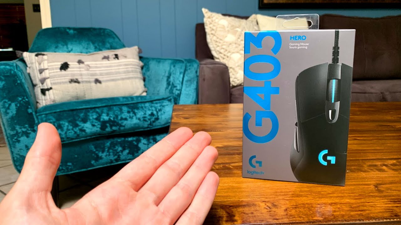 Logitech G403 Hero Gaming Mouse Unboxing
