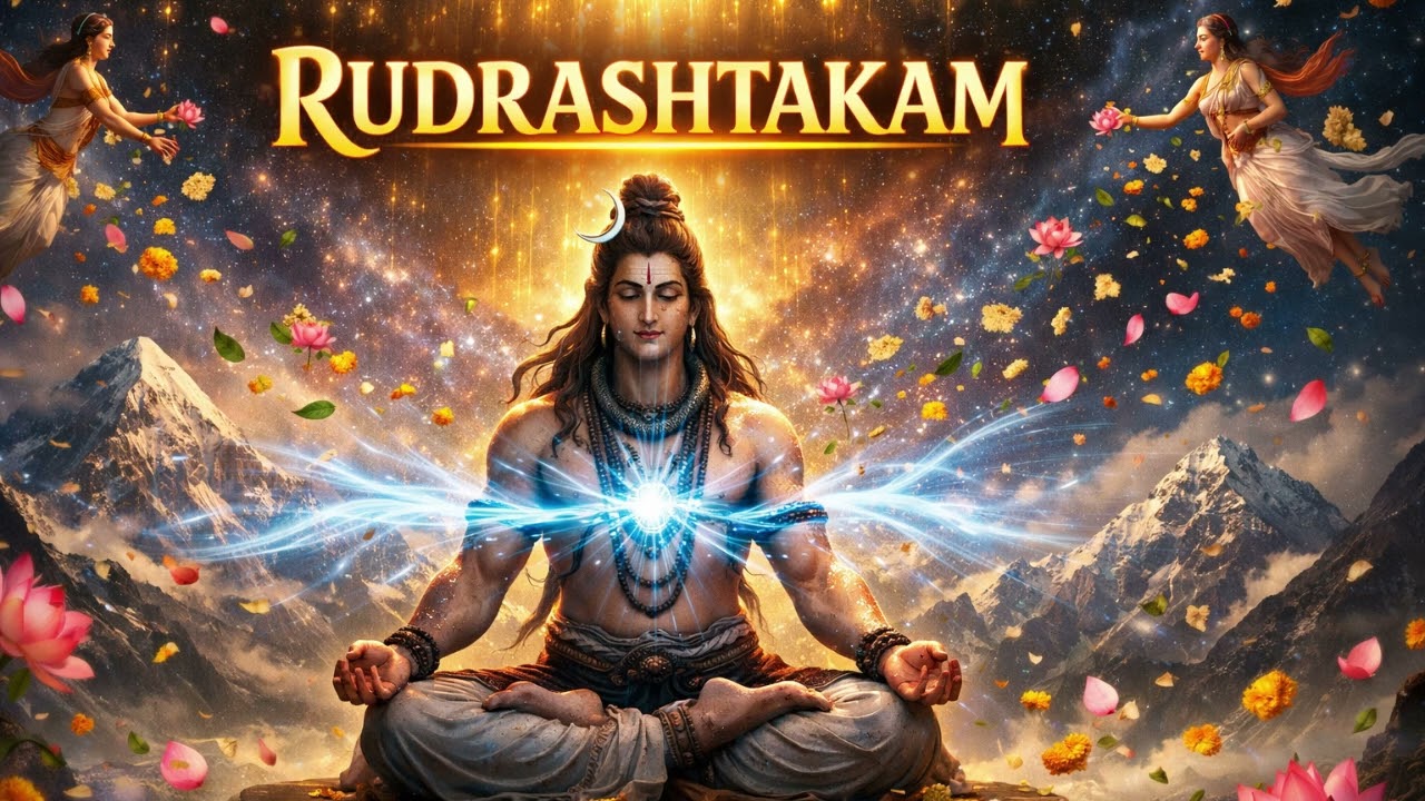 Rudrashtakam – जब शिव ध्यान में उतरते हैं | Powerful Shiva Stotra #shivbhakti #shivtandav #shivji