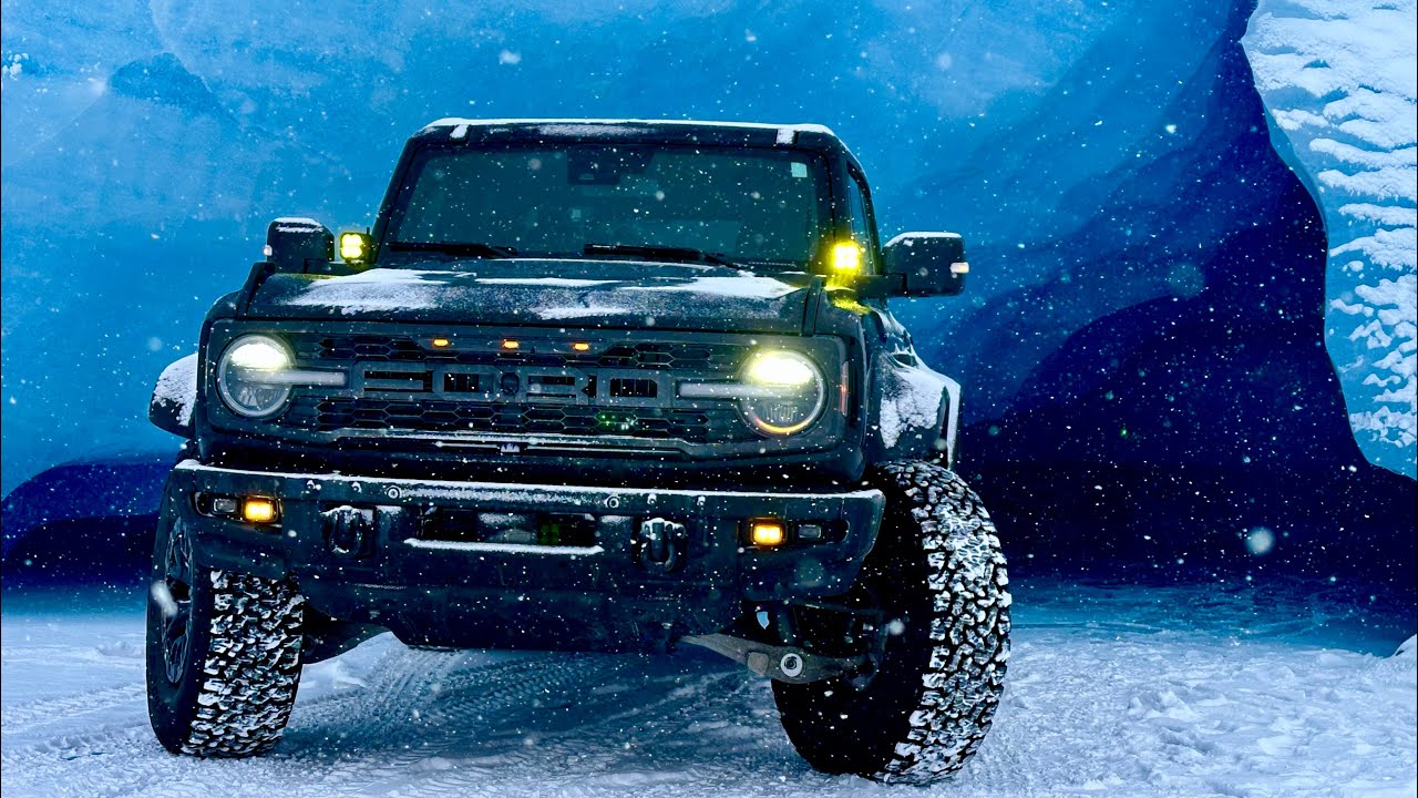 Ford Bronco Raptor Winter Wheeling in Alaska