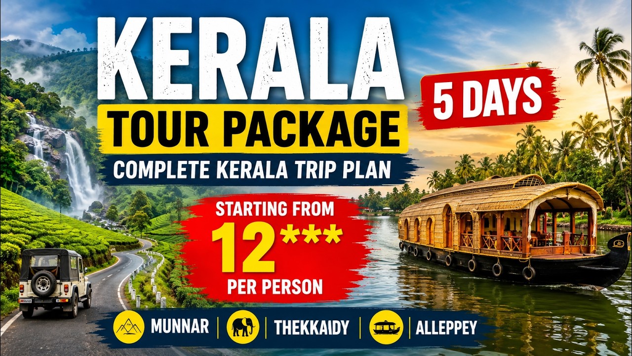 Kerala Tour Package 5 Days: Complete Itinerary, Cost & Places to Visit