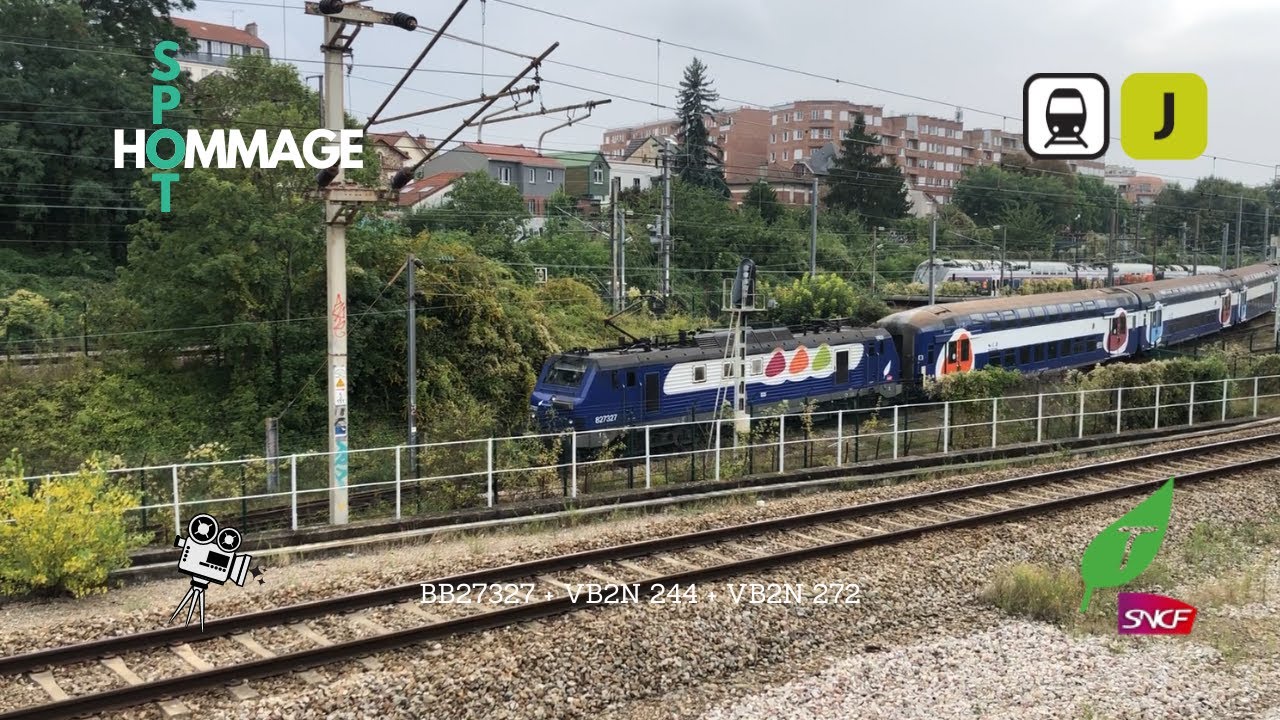 Transilien Ligne J BB27327 et VB2N 244 et VB2N 272, Transilien SNCF